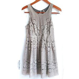 NWOT Free People Rocco Lace Dress Ecru Size 4